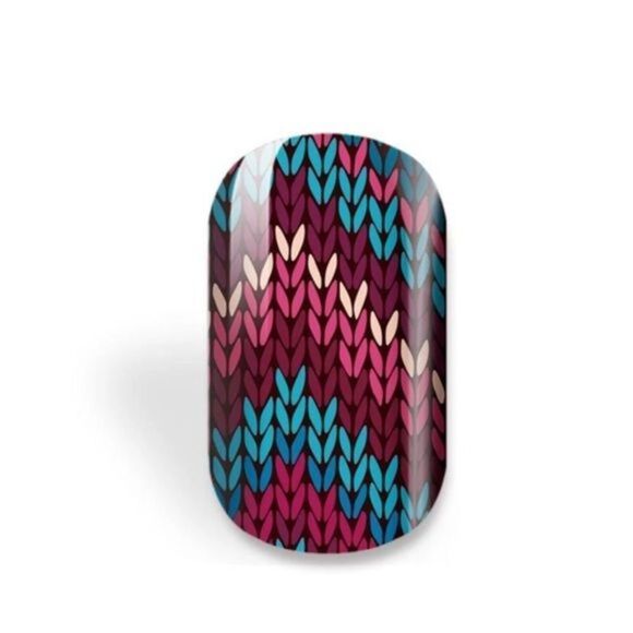 Colour Flash - “Chunky Cable Knit”, knit pattern on a pearlized base. - Picture 3 of 9